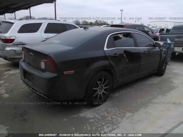 1G1ZB5E01CF183071 - 2012 CHEVROLET MALIBU LS 黑色 照片 4