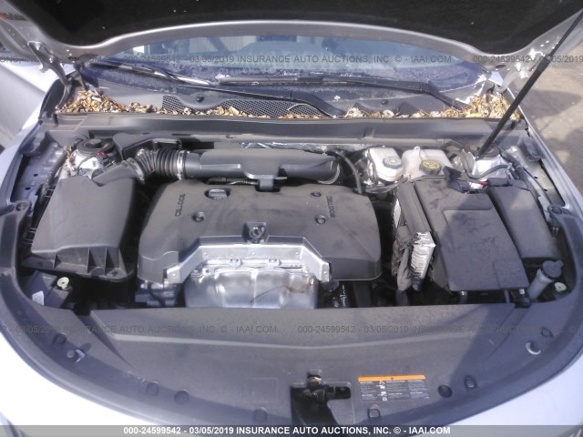 2G1105SA6J9165719 - 2018 CHEVROLET IMPALA SILVER photo 10