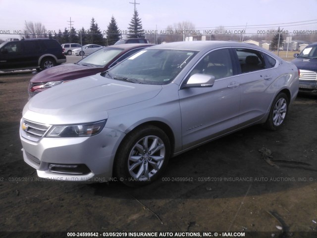 2G1105SA6J9165719 - 2018 CHEVROLET IMPALA SILVER photo 2