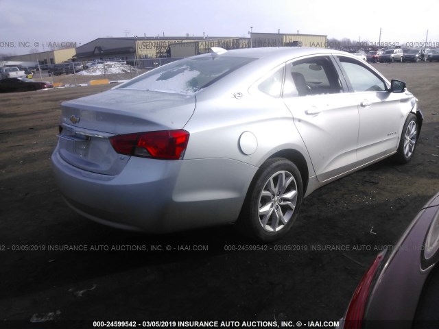 2G1105SA6J9165719 - 2018 CHEVROLET IMPALA SILVER photo 4