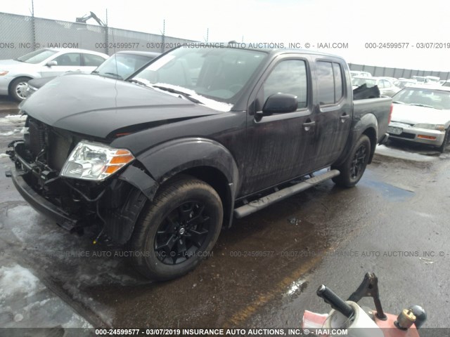 1N6AD0EV7JN760456 - 2018 NISSAN FRONTIER S/SV/SL/PRO-4X BLACK photo 2