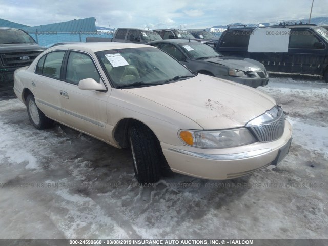 1LNFM97V4WY739835 - 1998 LINCOLN CONTINENTAL  CREAM photo 1