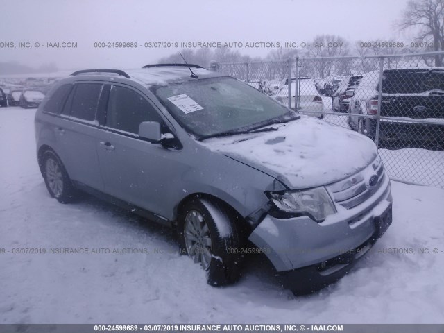 2FMDK38C07BB70441 - 2007 FORD EDGE SEL SILVER photo 1