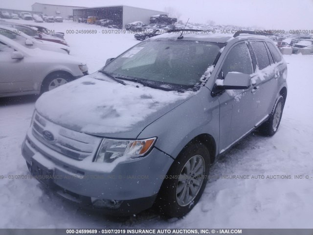 2FMDK38C07BB70441 - 2007 FORD EDGE SEL SILVER photo 2