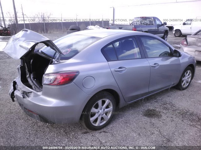 JM1BL1VF9B1427340 - 2011 MAZDA 3 I SILVER photo 4