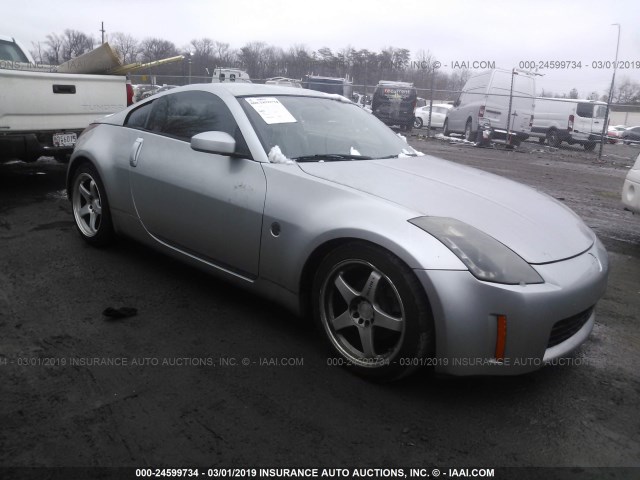 JN1AZ34D23T101345 - 2003 NISSAN 350Z COUPE SILVER photo 1