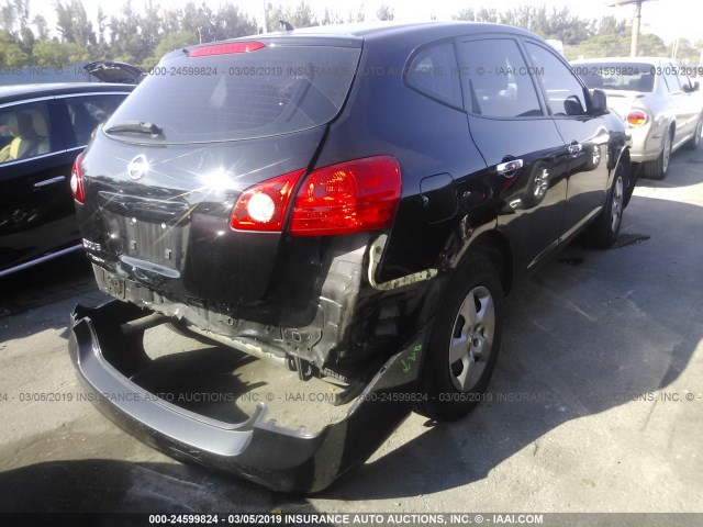 JN8AS5MT1AW502387 - 2010 NISSAN ROGUE S/SL/KROM BLACK photo 4