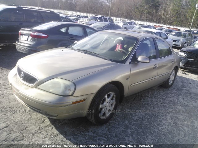 1MEFM55SXYG628252 - 2000 MERCURY SABLE LS PREMIUM GOLD photo 2