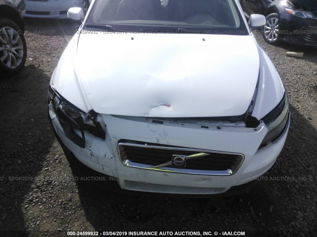 YV1MK672992143739 - 2009 VOLVO C30 T5 WHITE photo 6