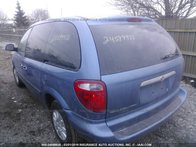 1A4GJ45R47B162572 - 2007 CHRYSLER TOWN & COUNTRY LX BLUE photo 3