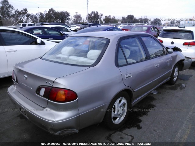 1NXBR18E2WZ038833 - 1998 TOYOTA COROLLA VE/CE/LE GOLD photo 4