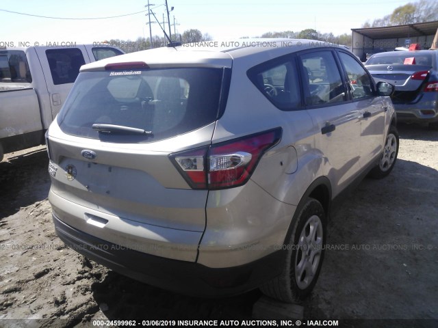 1FMCU0F71JUB27089 - 2018 FORD ESCAPE S GOLD photo 4