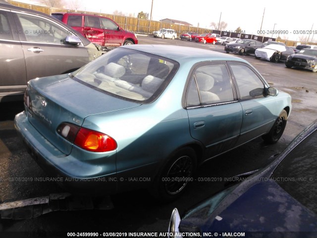 1NXBR12E3XZ235794 - 1999 TOYOTA COROLLA VE/CE/LE 青色 照片 4