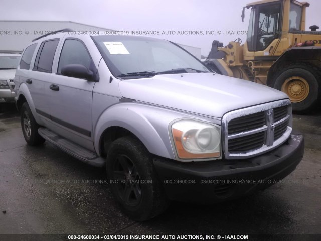 1D4HD38N36F107853 - 2006 DODGE DURANGO SXT SILVER photo 1