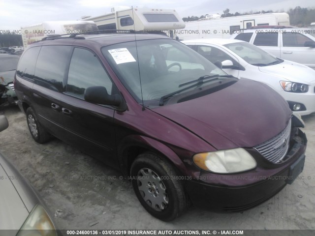 2C4GP44382R506979 - 2002 CHRYSLER TOWN & COUNTRY LX BURGUNDY photo 1