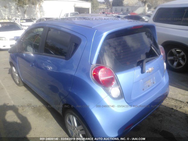 KL8CD6S99FC763392 - 2015 CHEVROLET SPARK 1LT BLUE photo 3