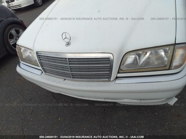 WDBHA29G7WA570963 - 1998 MERCEDES-BENZ C 280 WHITE photo 6