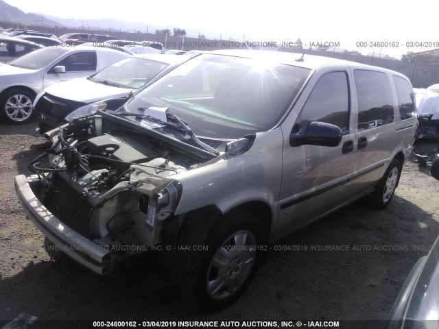 1GNDV23177D148692 - 2007 CHEVROLET UPLANDER LS GOLD photo 2