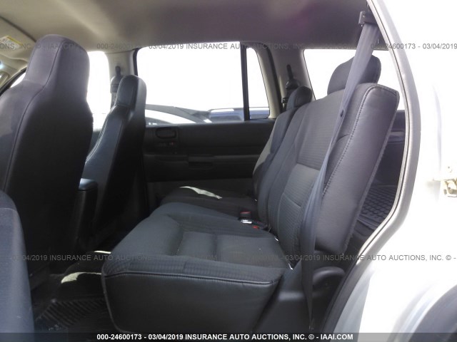 1D4HS38N63F514809 - 2003 DODGE DURANGO SPORT SILVER photo 8