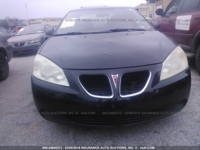 1G2ZG58N574174573 - 2007 PONTIAC G6 SE BLACK photo 6