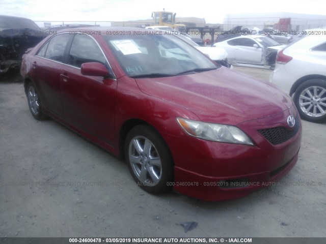 4T1BK46K59U084269 - 2009 TOYOTA CAMRY SE/LE/XLE RED photo 1