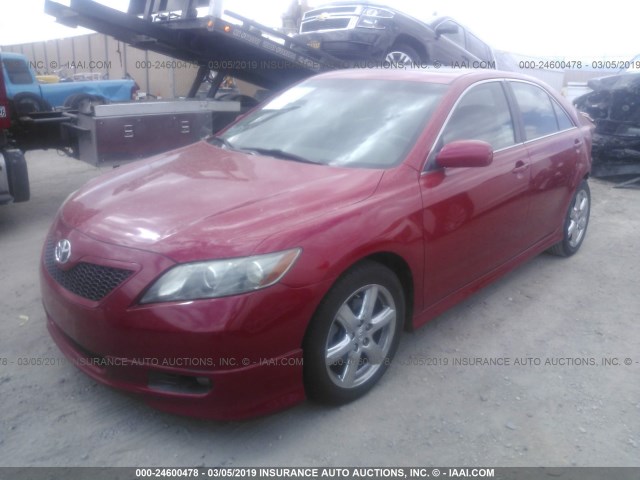 4T1BK46K59U084269 - 2009 TOYOTA CAMRY SE/LE/XLE RED photo 2