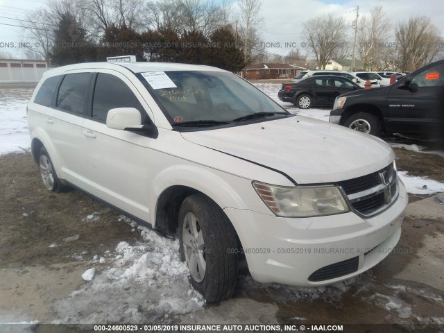 3D4GG57V39T201497 - 2009 DODGE JOURNEY SXT WHITE photo 1