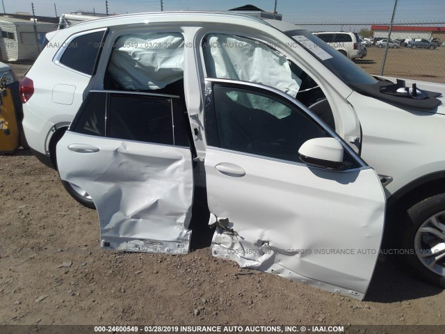5UXTR7C53KLF31022 - 2019 BMW X3 SDRIVE30I Beyaz fotoğraf 6
