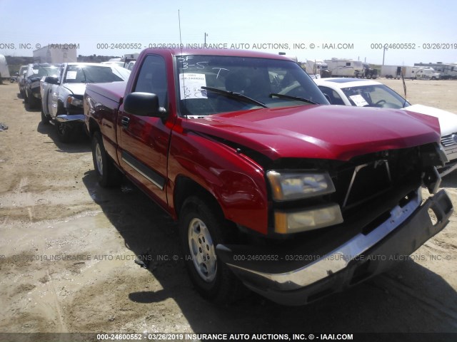 1GCEC14X93Z269947 - 2003 CHEVROLET SILVERADO C1500 RED photo 1