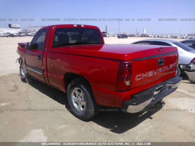 1GCEC14X93Z269947 - 2003 CHEVROLET SILVERADO C1500 RED photo 3