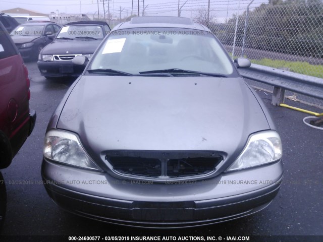 1MEFM55S52G611186 - 2002 MERCURY SABLE LS PREMIUM GRAY photo 6