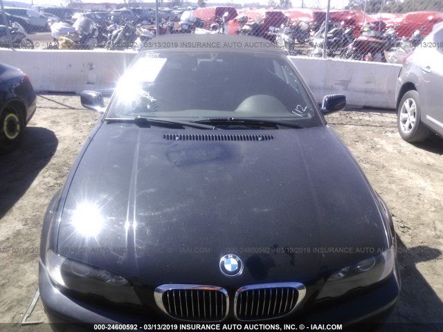 WBABS33482PG83370 - 2002 BMW 325 CI BLACK photo 6