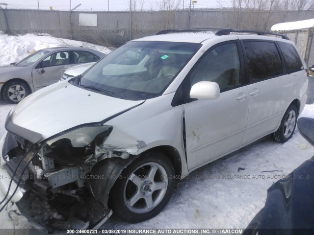 5TDBA22C15S051715 - 2005 TOYOTA SIENNA XLE/XLE LIMITED WHITE photo 2