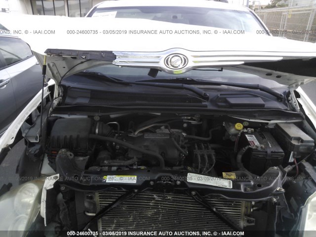 2A4RR5D12AR397838 - 2010 CHRYSLER TOWN & COUNTRY TOURING WHITE photo 10