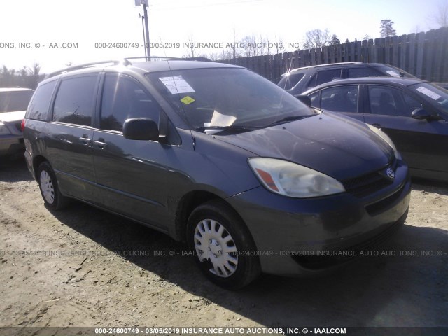 5TDZA23C04S018264 - 2004 TOYOTA SIENNA CE/LE GRAY photo 1