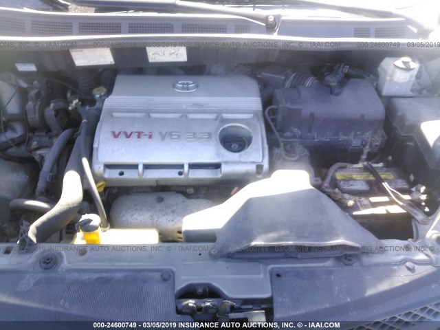 5TDZA23C04S018264 - 2004 TOYOTA SIENNA CE/LE GRAY photo 10