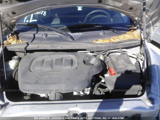 3GNCA23P08S696899 - 2008 CHEVROLET HHR LT SILVER photo 10