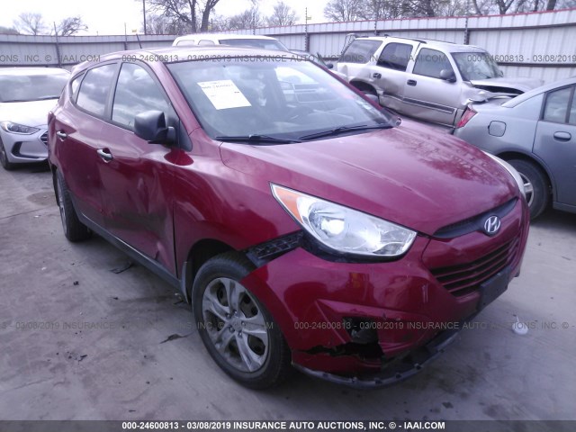 KM8JT3AB8DU716961 - 2013 HYUNDAI TUCSON GL RED photo 1