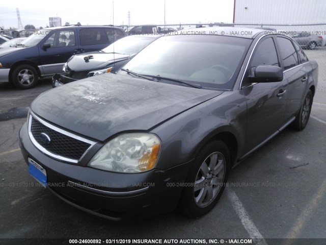 1FAFP24106G162723 - 2006 FORD FIVE HUNDRED SEL GRAY photo 2