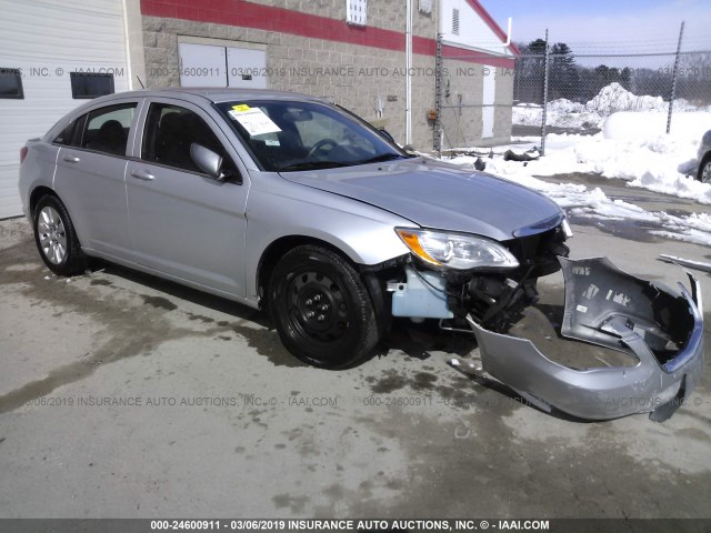 1C3CCBAB7CN296016 - 2012 CHRYSLER 200 LX SILVER photo 1