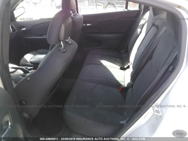 1C3CCBAB7CN296016 - 2012 CHRYSLER 200 LX SILVER photo 8