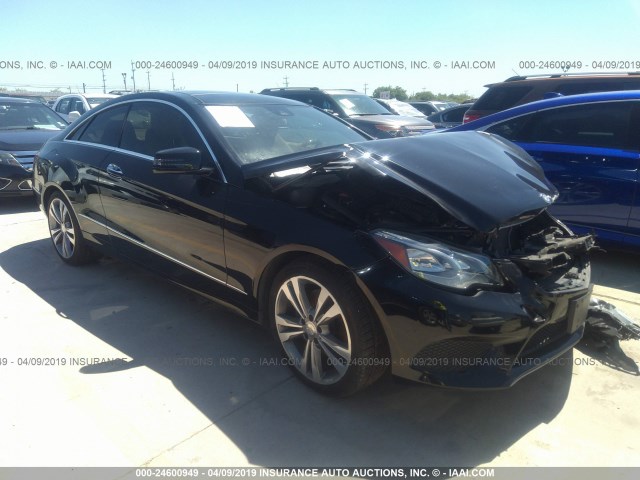 WDDKJ5KBXEF235243 - 2014 MERCEDES-BENZ E 350 BLACK photo 1