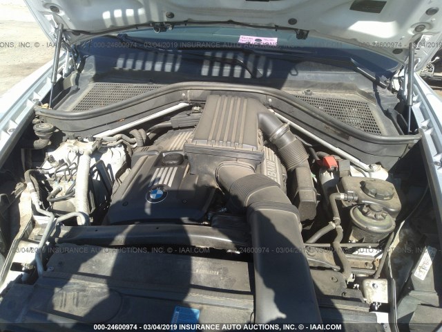 5UXFE43589L263633 - 2009 BMW X5 XDRIVE30I SILVER photo 10