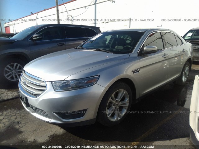 1FAHP2H81DG107758 - 2013 FORD TAURUS SEL SILVER photo 2