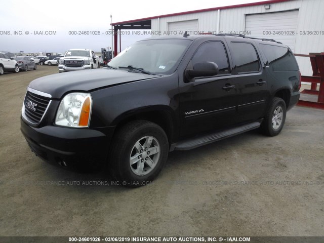 1GKS1KE0XDR344239 - 2013 GMC YUKON XL C1500 SLT BLACK photo 2