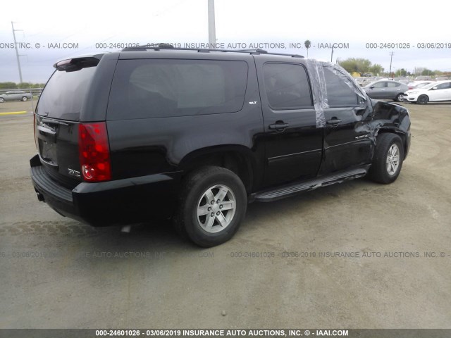 1GKS1KE0XDR344239 - 2013 GMC YUKON XL C1500 SLT BLACK photo 4