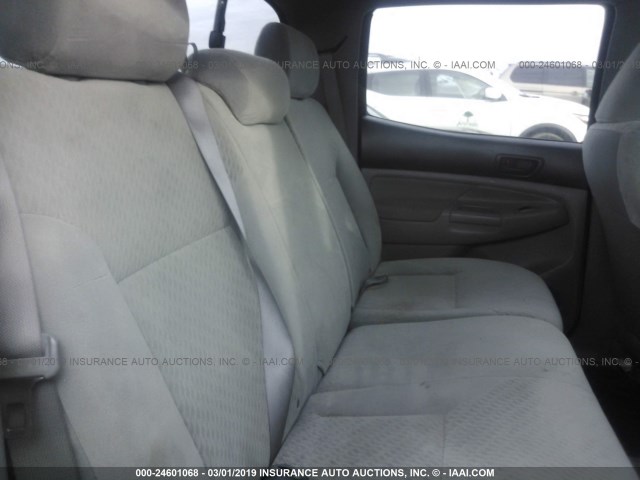 5TFJX4GN0BX004228 - 2011 TOYOTA TACOMA DOUBLE CAB 红色 照片 8