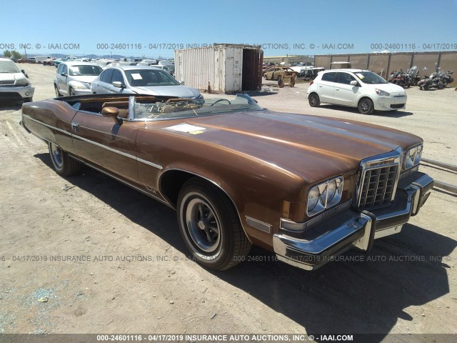 2P67W4X102984 - 1974 PONTIAC GRAND VILLE  BROWN photo 1