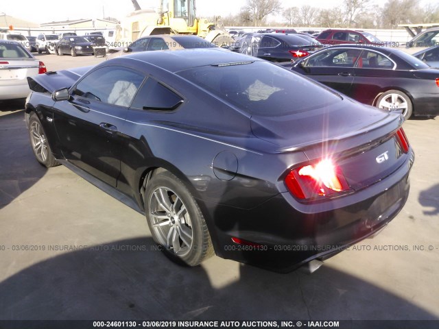 1FA6P8CF2G5246121 - 2016 FORD MUSTANG GT GRAY photo 3