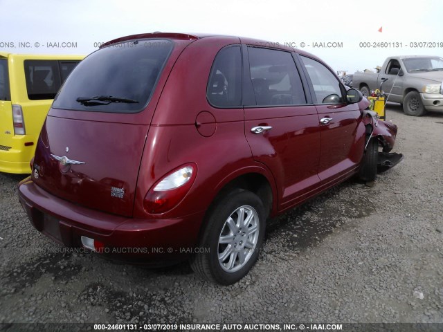 3A4FY58B77T599671 - 2007 CHRYSLER PT CRUISER TOURING RED photo 4